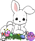 Gif animé Pâques lapin